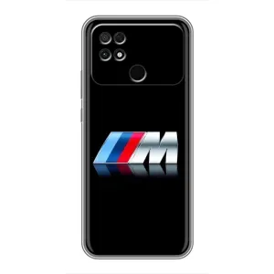 Чехол для Поко С40 - с принтом БМВ (AlphaPrint) (AMG)