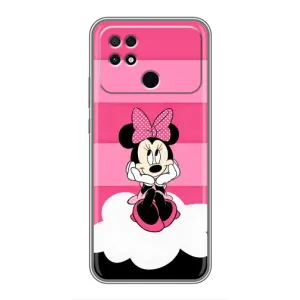 Міккі Маус чохол для Xiaomi POCO C40 (AlphaPrint - Мультяшні) (Дівчинка Maus)