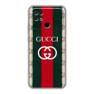 Чехлы ГУЧЧИ для Поко С40 (AlphaPrint) (Gucci дизайн)