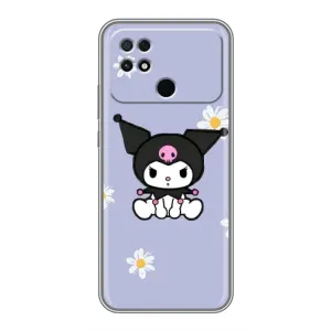 Чехол с кроликом Куроми на Xiaomi POCO C40 (Куроми в цветах)