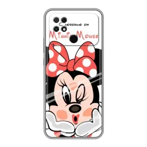 Міккі Маус чохол для Xiaomi POCO C40 (AlphaPrint - Мультяшні) (Маус Мінні)