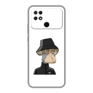 Чехлы с Обезьянами NFT для Xiaomi POCO C40 (AlphaPrint) (обезьяна NFT Adidas)
