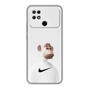 Чехлы с Обезьянами NFT для Xiaomi POCO C40 (AlphaPrint) (обезьяна NFT Nike)
