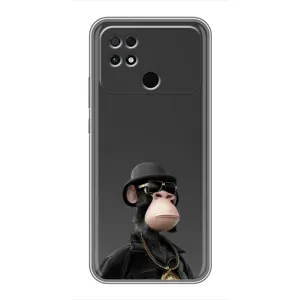 Чехлы с Обезьянами NFT для Xiaomi POCO C40 (AlphaPrint) (Обезьяна NFT)