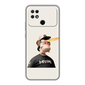 Чехлы с Обезьянами NFT для Xiaomi POCO C40 (AlphaPrint) (обезьяна NFT в очках)