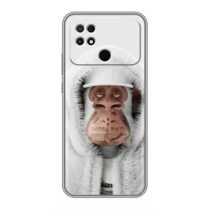 Чехлы с Обезьянами NFT для Xiaomi POCO C40 (AlphaPrint) (обезьяна NFT в тату)