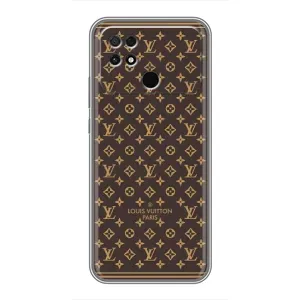 Чехлы Луи Витон для Xiaomi POCO C40 (AlphaPrint - LOUIS VUITTON) (обои LV)