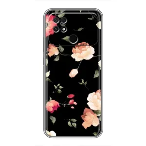 Чехлы с Цветами для Xiaomi POCO C40 (VPrint) (Розочки)