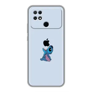 Чохол з принтом Стіч на Xiaomi POCO C40 (Stitch apple)