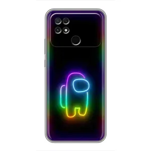 Чохли Амонг Ас для Xiaomi POCO C40 (AlphaPrint) (Яскравий скін)