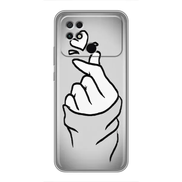 Чохол з принтом «Значок Love» для Xiaomi POCO C40 Чохол з принтом «Значок Love» для Xiaomi POCO C40
