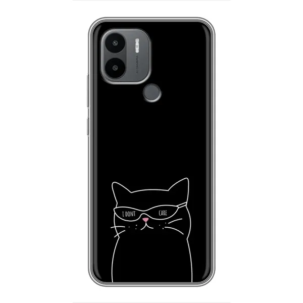Чохол з принтом «Байдужий кіт» для Xiaomi Poco C50 Чохол з принтом «Байдужий кіт» для Xiaomi Poco C50