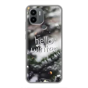 Новогодние, Праздничные Чехлы для Xiaomi Poco C50 - 2024 год (Hello winter)