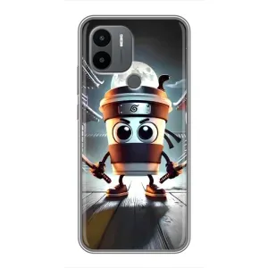 Чехол с мемом Тралалело тралала на Xiaomi Poco C50 (Капучино асасино)
