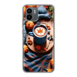 Чехол с принтом «Кофе и тыковки» для Xiaomi Poco C50