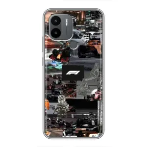 Чехол Формула1 на Xiaomi Poco C50 (Гоночный коллаж Ф1)