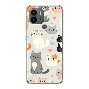 Чохол з принтом «Колаж котів» для Xiaomi Poco C50