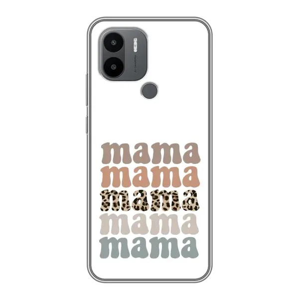 Чехол с принтом «Текстовый коллаж мама» для Xiaomi Poco C50