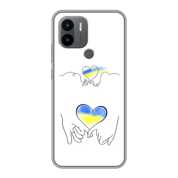 Чохол з принтом «Мир Україні» для Xiaomi Poco C50