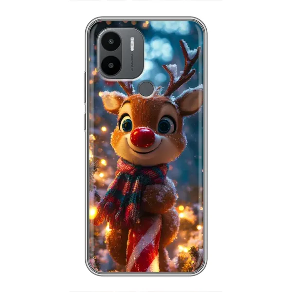 Чехол с принтом «Олень с шарфом» для Xiaomi Poco C50