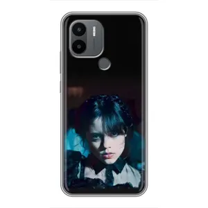 Чехлы Венсдей на Xiaomi Poco C50 Уэнсдей (AlphaPrint) (взгляд Уэнздей)