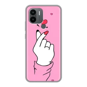 Чохол з принтом для Xiaomi Poco C50 (AlphaPrint - Знак сердечка)