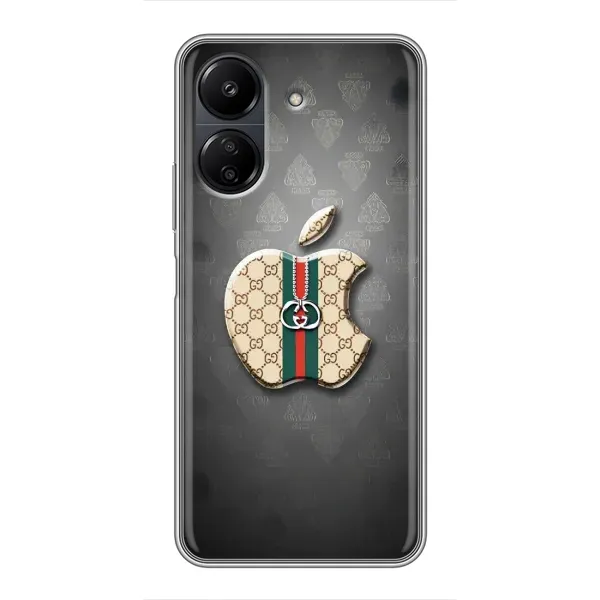 Чохол з принтом «Apple gucci» для Xiaomi POCO C65