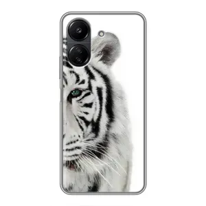 Чохли з картинкою животних Xiaomi POCO C65 (Білий Тигр)