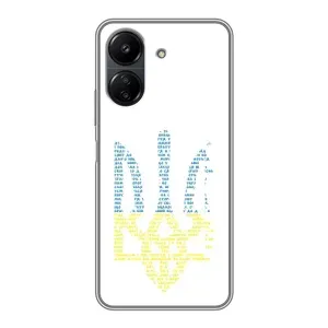Чехлы для Xiaomi POCO C65 Укр. Символика (AlphaPrint) (Герб из букв)