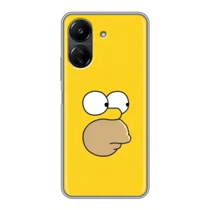 Чехол с Симпсонами для Xiaomi POCO C65 (VPrint) (Гомер)