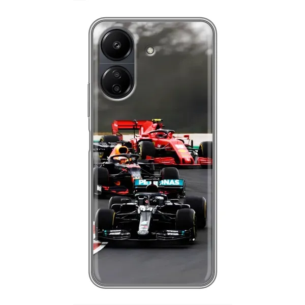 Чехол с принтом «Гонка Формула 1» для Xiaomi POCO C65 Чехол с принтом «Гонка Формула 1» для Xiaomi POCO C65