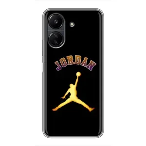 Чехлы для Xiaomi POCO C65 - с картинкой JORDAN (AlphaPrint) (Jordan Gold)
