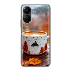 Чехол с принтом «Кофе на природе» для Xiaomi POCO C65