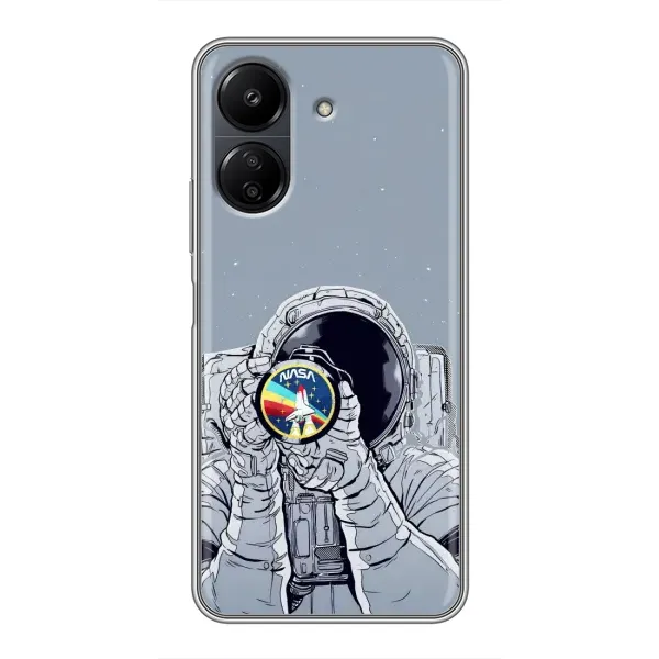 Чохол з принтом «Космонавт фото» для Xiaomi POCO C65 Чохол з принтом «Космонавт фото» для Xiaomi POCO C65