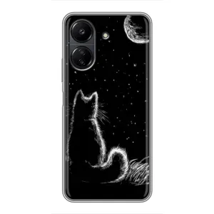 Чохол з принтом для Xiaomi POCO C65 (AlphaPrint) Модні коти