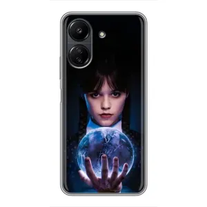 Чехол с дизайном Венздей 2 на Xiaomi POCO C65 (Магическая сфера Уэнздей)