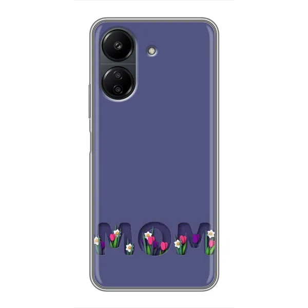 Чехол с принтом «Мама в цветах» для Xiaomi POCO C65