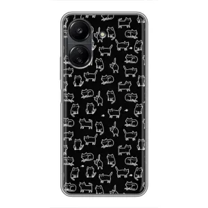 Чохол з принтом «Маленькі котики» для Xiaomi POCO C65