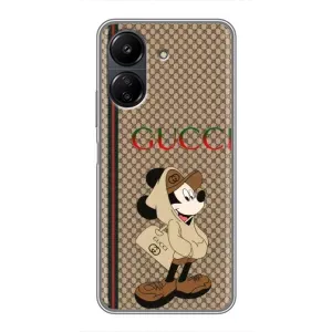 Чехлы ГУЧЧИ для ПОКО С65 (AlphaPrint) (Mickey GUCCI)