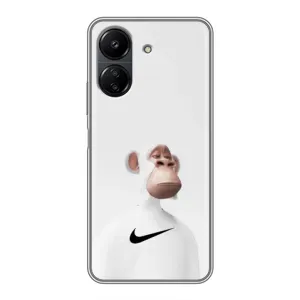 Чехлы с Обезьянами NFT для Xiaomi POCO C65 (AlphaPrint) (обезьяна NFT Nike)