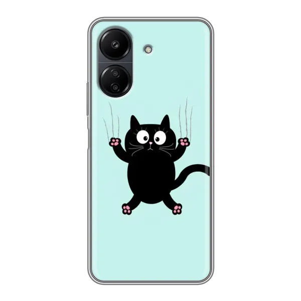 Чохол з принтом «Падаючий кіт» для Xiaomi POCO C65