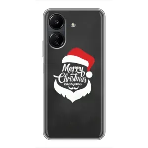 Рождественские Чехлы для Xiaomi POCO C65 (VPrint) (Санта Крисмас)