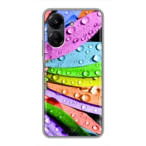 Чехлы (ART) Цветы на Xiaomi POCO C65 (VPrint) (Семицветик)