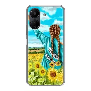 Чехол для Патриота Украины Xiaomi POCO C65 - (AlphaPrint) (Украиночка)
