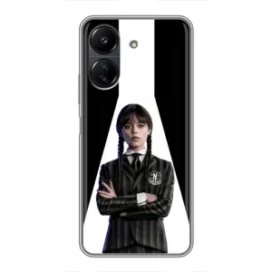 Чехлы Венсдей на Xiaomi POCO C65 Уэнсдей (AlphaPrint) (W-Wednesday)