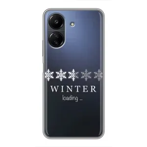 Зимние Чехлы для ПОКО С65 - прозрачный фон (Winter loading)