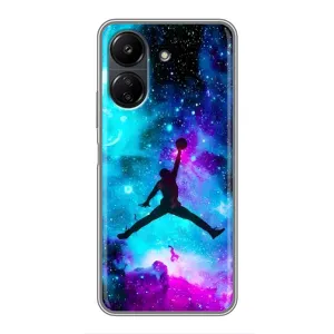Чехлы для Xiaomi POCO C65 - с картинкой JORDAN (AlphaPrint) (Яркий Джордан)