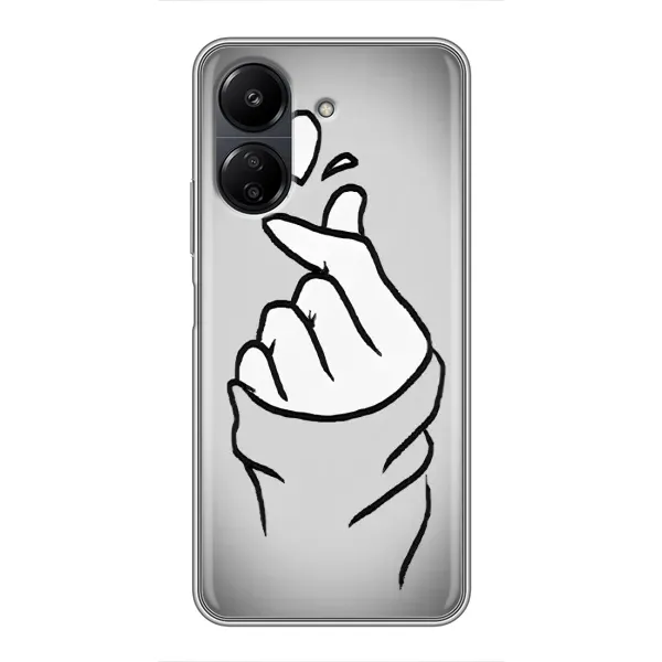 Чохол з принтом «Значок Love» для Xiaomi POCO C65 Чохол з принтом «Значок Love» для Xiaomi POCO C65