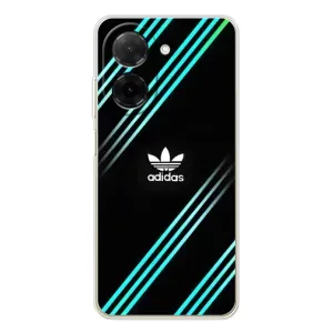 Чехлы Адидас для Xiaomi Poco C71 (AlphaPrint) (Адидас с полосами)