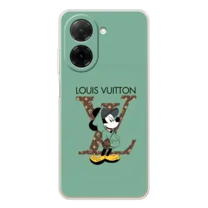 Чехлы Луи Витон для Xiaomi Poco C71 (AlphaPrint - LOUIS VUITTON) (Микки Маус LV)